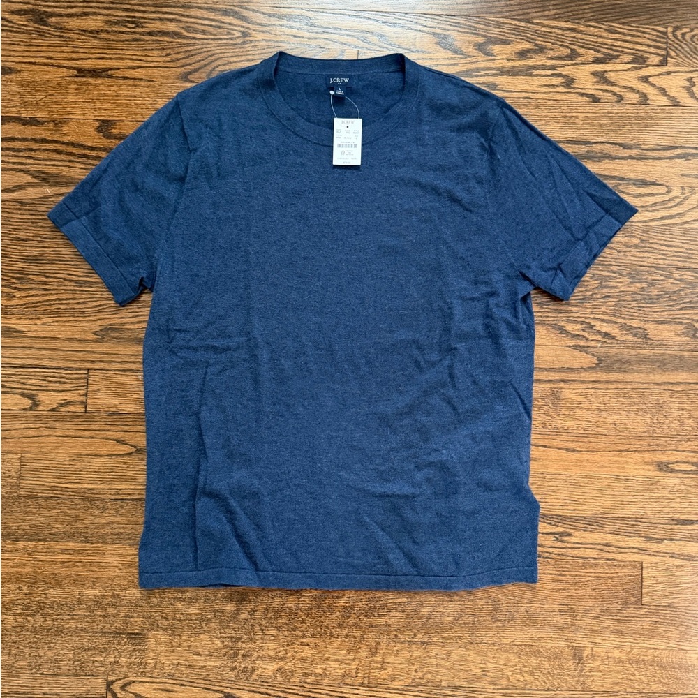 J. Crew Broken-In Short Sleeve T-Shirt – Navy Heather – Men’s Large